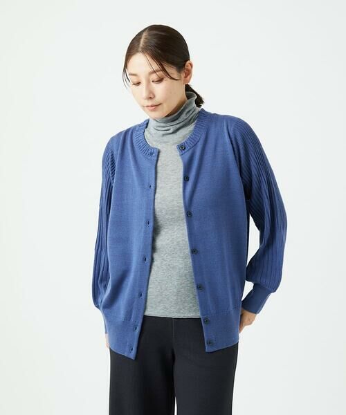 GIANNI LO GIUDICE / ジャンニ・ロ・ジュディチェ セットアップ | [洗える]ウール混リブニットカーディガン | 詳細20