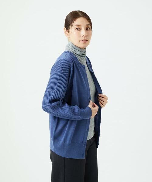 GIANNI LO GIUDICE / ジャンニ・ロ・ジュディチェ セットアップ | [洗える]ウール混リブニットカーディガン | 詳細21