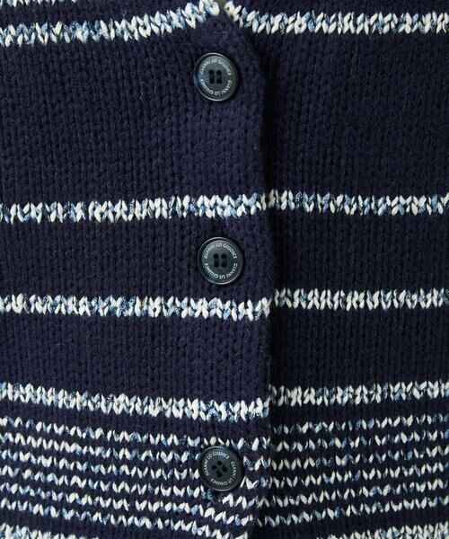 GIANNI LO GIUDICE / ジャンニ・ロ・ジュディチェ セットアップ | [洗える]カスリパネルボーダーニットベスト | 詳細14