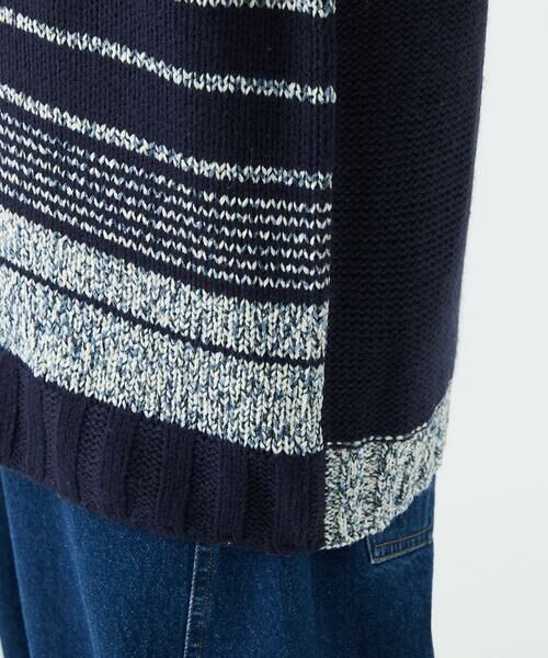 GIANNI LO GIUDICE / ジャンニ・ロ・ジュディチェ セットアップ | [洗える]カスリパネルボーダーニットベスト | 詳細30