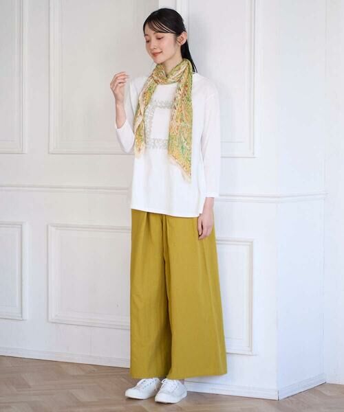 GIANNI LO GIUDICE / ジャンニ・ロ・ジュディチェ マフラー・ショール・スヌード・ストール | マルチサラサプリーツストール | 詳細11