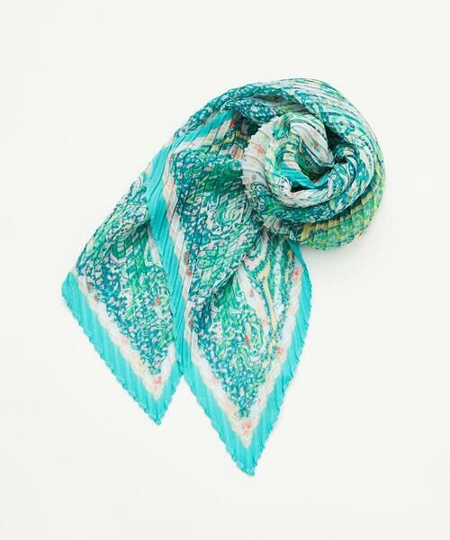 GIANNI LO GIUDICE / ジャンニ・ロ・ジュディチェ マフラー・ショール・スヌード・ストール | マルチサラサプリーツストール | 詳細12