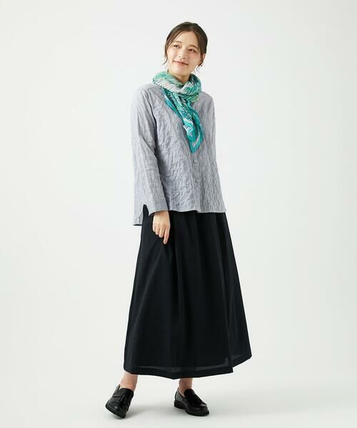 GIANNI LO GIUDICE / ジャンニ・ロ・ジュディチェ マフラー・ショール・スヌード・ストール | マルチサラサプリーツストール | 詳細13