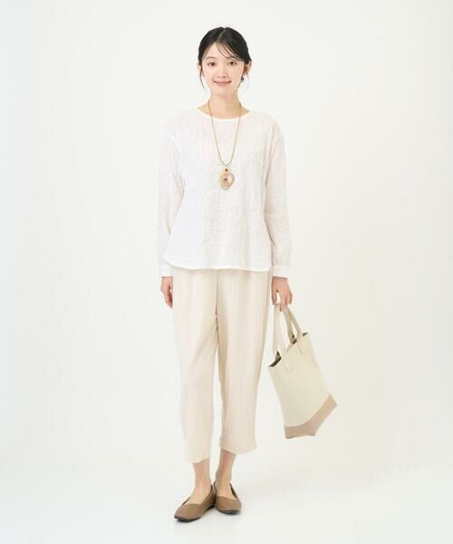 GIANNI LO GIUDICE / ジャンニ・ロ・ジュディチェ シャツ・ブラウス | [洗える・日本製]シャーリングシャンブレーブラウス | 詳細21