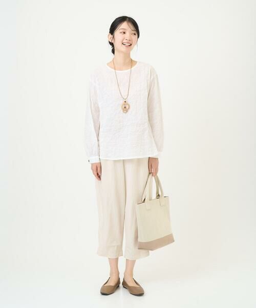 GIANNI LO GIUDICE / ジャンニ・ロ・ジュディチェ シャツ・ブラウス | [洗える・日本製]シャーリングシャンブレーブラウス | 詳細22