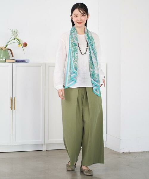 GIANNI LO GIUDICE / ジャンニ・ロ・ジュディチェ シャツ・ブラウス | [洗える・日本製]シャーリングシャンブレーブラウス | 詳細24