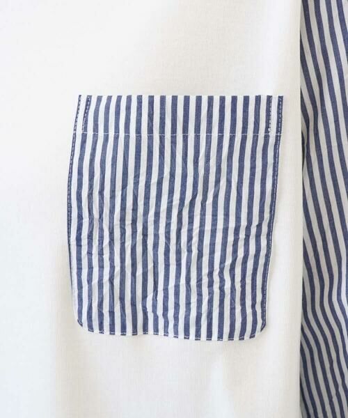 GIANNI LO GIUDICE / ジャンニ・ロ・ジュディチェ シャツ・ブラウス | [洗える]ストライプキャッチワッシャーＴブラウス | 詳細17