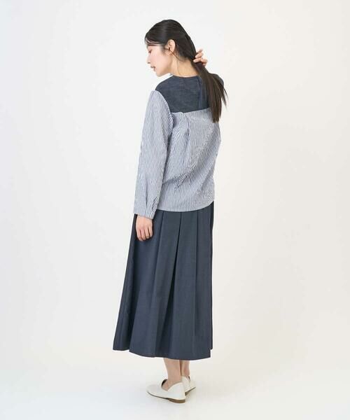 GIANNI LO GIUDICE / ジャンニ・ロ・ジュディチェ シャツ・ブラウス | [洗える]ストライプキャッチワッシャーＴブラウス | 詳細18