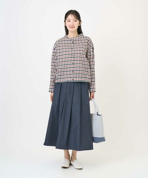 GIANNI LO GIUDICE / ジャンニ・ロ・ジュディチェ シャツ・ブラウス | [洗える]塩縮ギンガムプリントブラウス | 詳細6