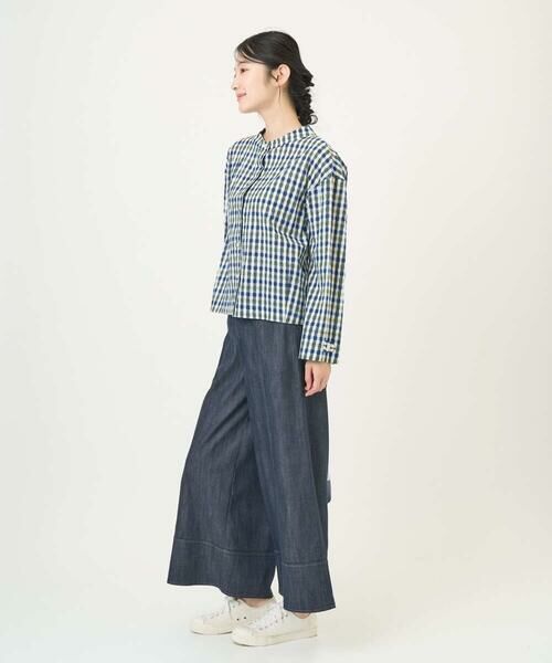 GIANNI LO GIUDICE / ジャンニ・ロ・ジュディチェ シャツ・ブラウス | [洗える]塩縮ギンガムプリントブラウス | 詳細18