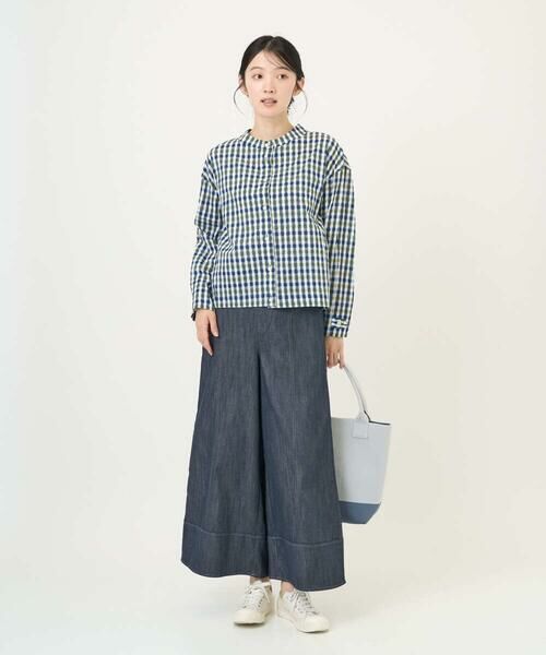 GIANNI LO GIUDICE / ジャンニ・ロ・ジュディチェ シャツ・ブラウス | [洗える]塩縮ギンガムプリントブラウス | 詳細25