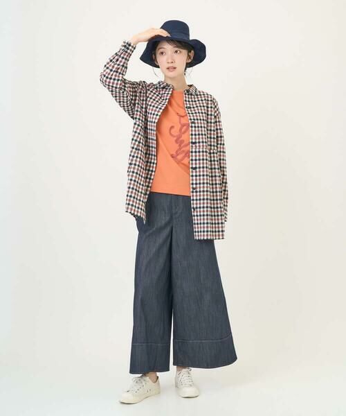 GIANNI LO GIUDICE / ジャンニ・ロ・ジュディチェ シャツ・ブラウス | [洗える]塩縮ギンガムプリントチュニックブラウス | 詳細8