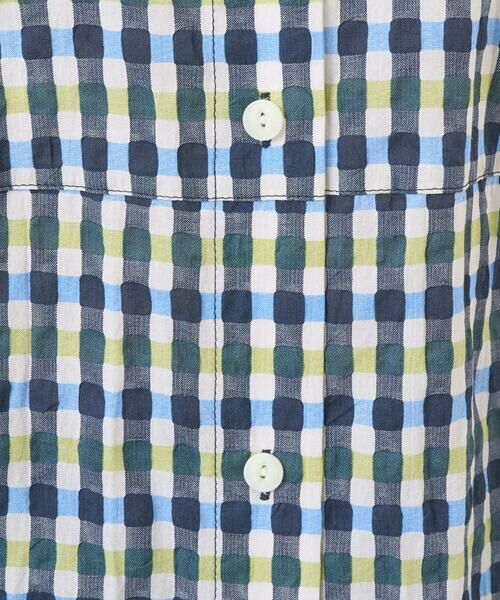 GIANNI LO GIUDICE / ジャンニ・ロ・ジュディチェ シャツ・ブラウス | [洗える]塩縮ギンガムプリントチュニックブラウス | 詳細15