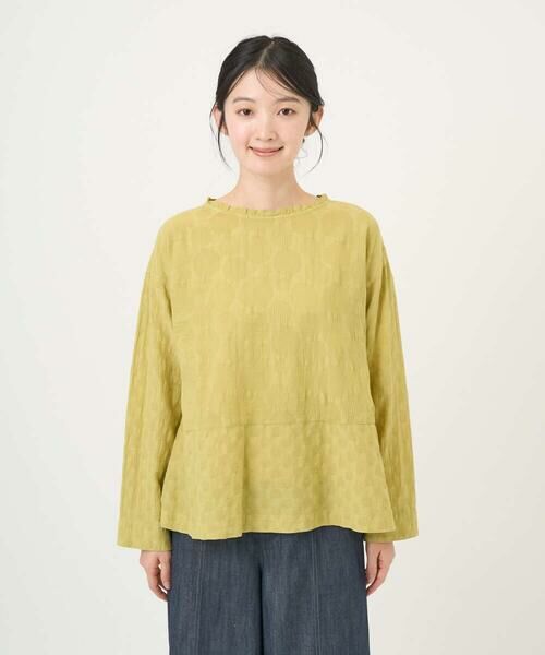 GIANNI LO GIUDICE / ジャンニ・ロ・ジュディチェ シャツ・ブラウス | [洗える]シャドーボイルドットブラウス | 詳細2