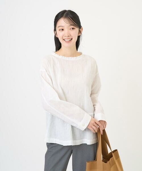 GIANNI LO GIUDICE / ジャンニ・ロ・ジュディチェ シャツ・ブラウス | [洗える]シャドーボイルドットブラウス | 詳細18