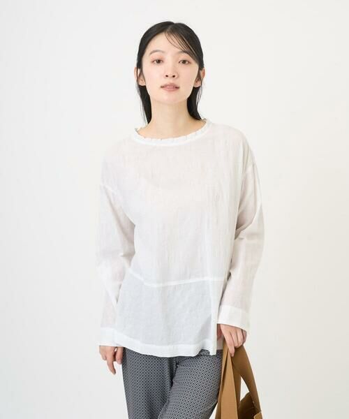 GIANNI LO GIUDICE / ジャンニ・ロ・ジュディチェ シャツ・ブラウス | [洗える]シャドーボイルドットブラウス | 詳細19