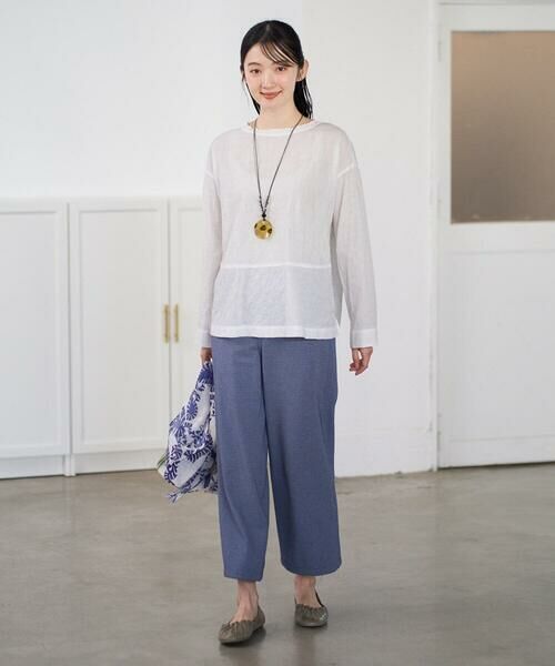 GIANNI LO GIUDICE / ジャンニ・ロ・ジュディチェ シャツ・ブラウス | [洗える]シャドーボイルドットブラウス | 詳細27