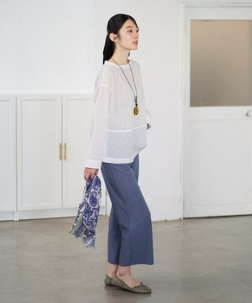 GIANNI LO GIUDICE / ジャンニ・ロ・ジュディチェ シャツ・ブラウス | [洗える]シャドーボイルドットブラウス | 詳細28