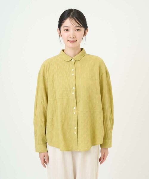 GIANNI LO GIUDICE / ジャンニ・ロ・ジュディチェ シャツ・ブラウス | [洗える]シャドーボイルドット前開きブラウス | 詳細2