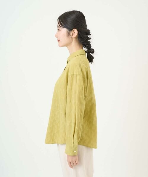 GIANNI LO GIUDICE / ジャンニ・ロ・ジュディチェ シャツ・ブラウス | [洗える]シャドーボイルドット前開きブラウス | 詳細3