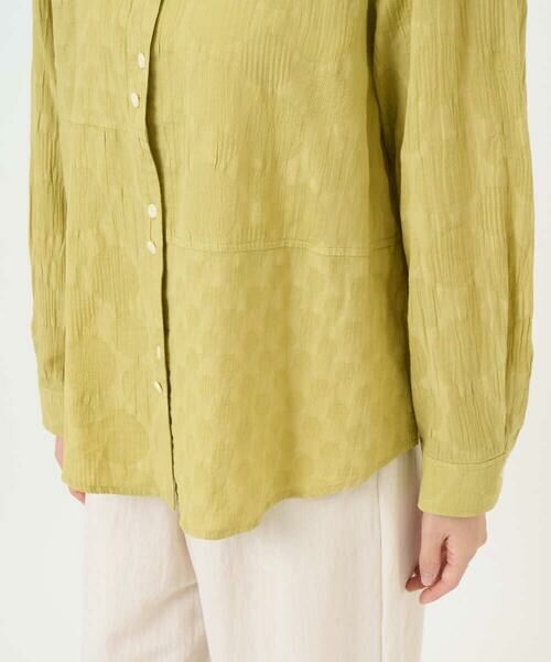 GIANNI LO GIUDICE / ジャンニ・ロ・ジュディチェ シャツ・ブラウス | [洗える]シャドーボイルドット前開きブラウス | 詳細7