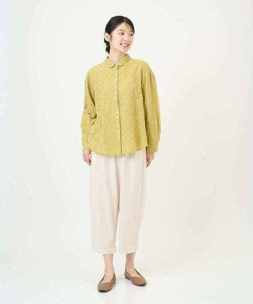 GIANNI LO GIUDICE / ジャンニ・ロ・ジュディチェ シャツ・ブラウス | [洗える]シャドーボイルドット前開きブラウス | 詳細9