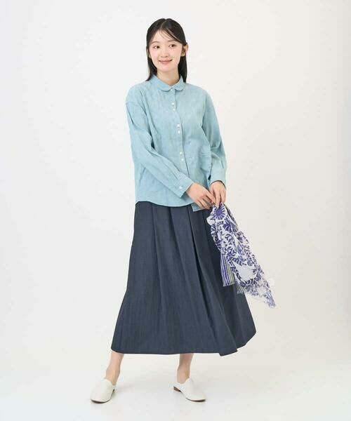 GIANNI LO GIUDICE / ジャンニ・ロ・ジュディチェ シャツ・ブラウス | [洗える]シャドーボイルドット前開きブラウス | 詳細18