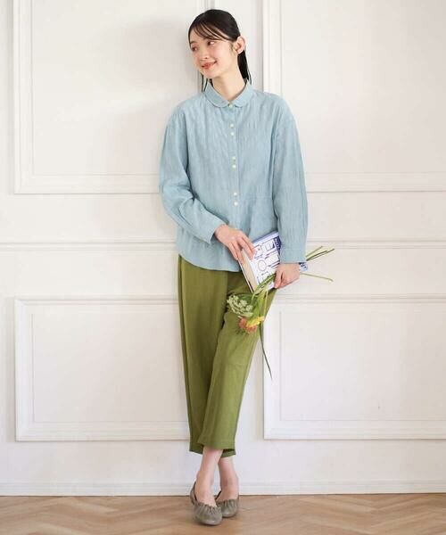 GIANNI LO GIUDICE / ジャンニ・ロ・ジュディチェ シャツ・ブラウス | [洗える]シャドーボイルドット前開きブラウス | 詳細21