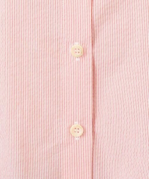 GIANNI LO GIUDICE / ジャンニ・ロ・ジュディチェ シャツ・ブラウス | [洗える・日本製]コットンシャーリングストライプブラウス | 詳細2