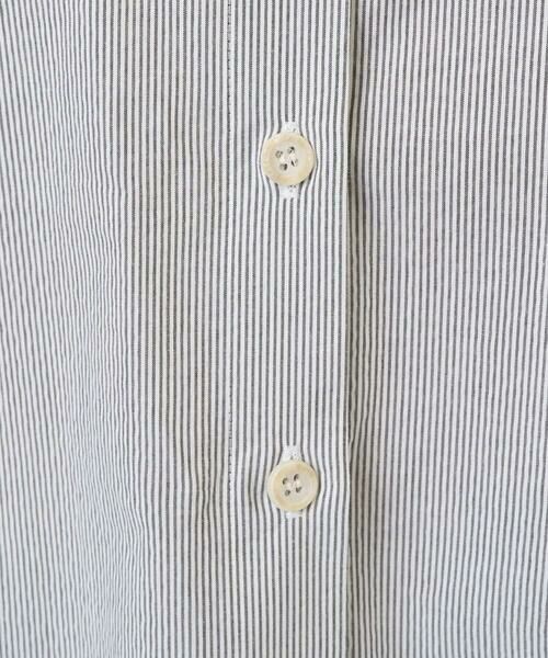GIANNI LO GIUDICE / ジャンニ・ロ・ジュディチェ シャツ・ブラウス | [洗える・日本製]コットンシャーリングストライプブラウス | 詳細21