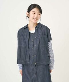 GIANNI LO GIUDICE / ジャンニ・ロ・ジュディチェ その他アウター | [洗える]スラブシャンブレーデニムブルゾン