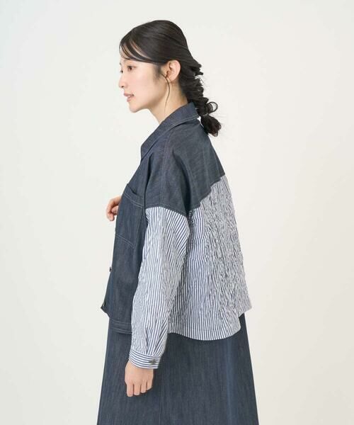 GIANNI LO GIUDICE / ジャンニ・ロ・ジュディチェ その他アウター | [洗える]スラブシャンブレーデニムブルゾン | 詳細10