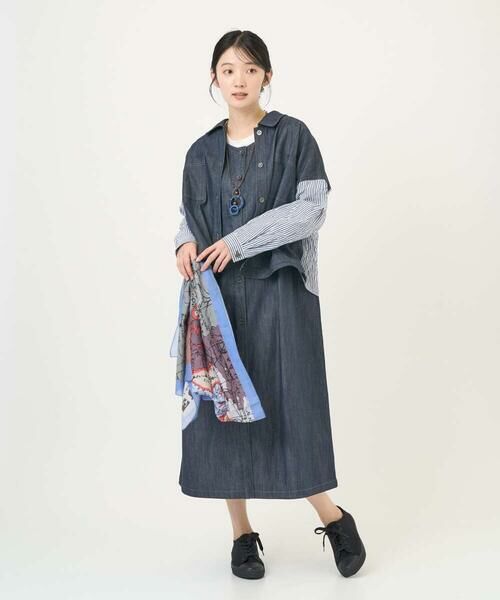 GIANNI LO GIUDICE / ジャンニ・ロ・ジュディチェ その他アウター | [洗える]スラブシャンブレーデニムブルゾン | 詳細11