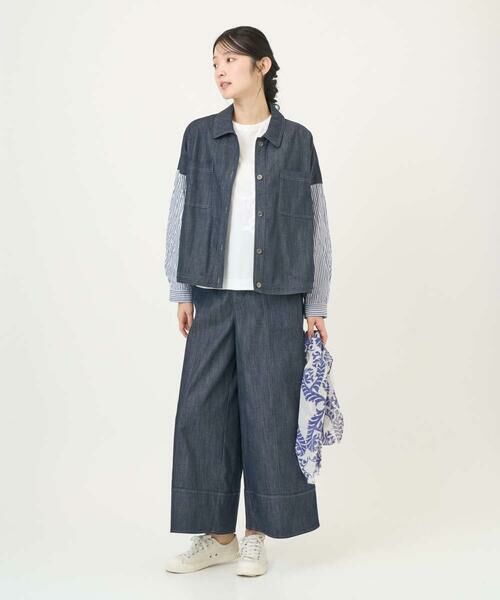 GIANNI LO GIUDICE / ジャンニ・ロ・ジュディチェ その他アウター | [洗える]スラブシャンブレーデニムブルゾン | 詳細16