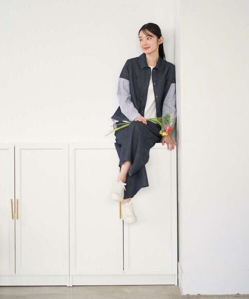 GIANNI LO GIUDICE / ジャンニ・ロ・ジュディチェ その他アウター | [洗える]スラブシャンブレーデニムブルゾン | 詳細19