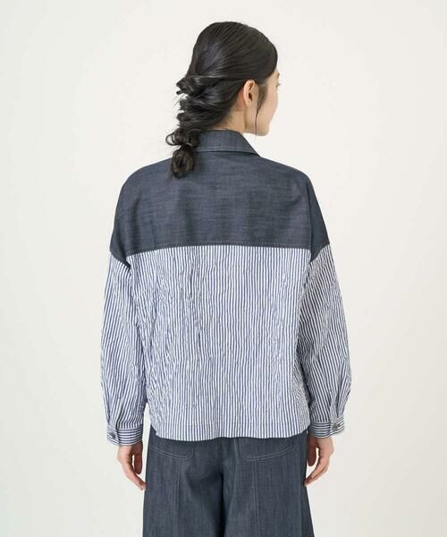 GIANNI LO GIUDICE / ジャンニ・ロ・ジュディチェ その他アウター | [洗える]スラブシャンブレーデニムブルゾン | 詳細4