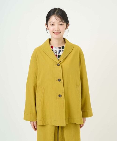 GIANNI LO GIUDICE / ジャンニ・ロ・ジュディチェ セットアップ | [洗える]コットンナチュラルワッシャージャケット | 詳細10