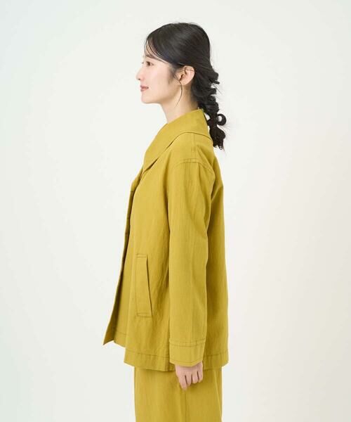 GIANNI LO GIUDICE / ジャンニ・ロ・ジュディチェ セットアップ | [洗える]コットンナチュラルワッシャージャケット | 詳細11