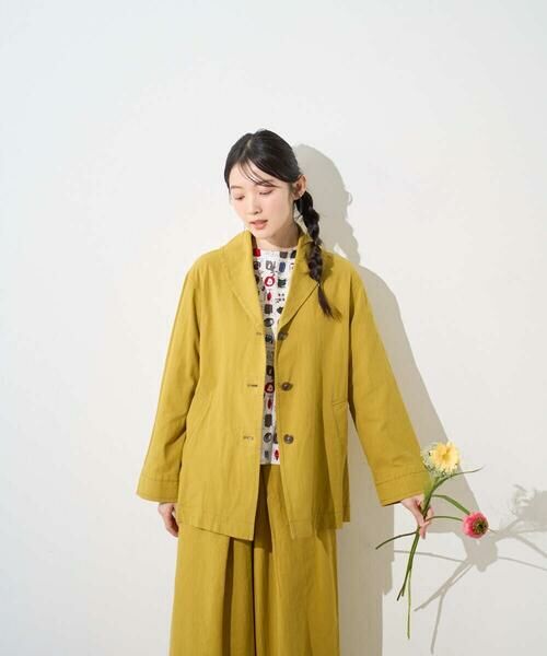 GIANNI LO GIUDICE / ジャンニ・ロ・ジュディチェ セットアップ | [洗える]コットンナチュラルワッシャージャケット | 詳細3