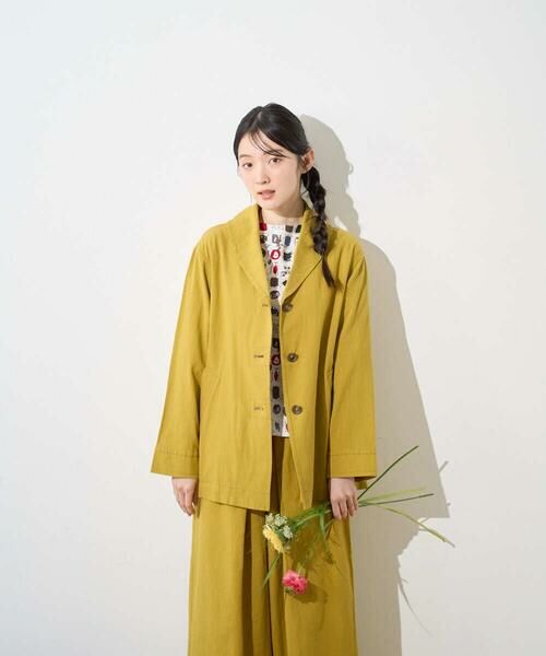 GIANNI LO GIUDICE / ジャンニ・ロ・ジュディチェ セットアップ | [洗える]コットンナチュラルワッシャージャケット | 詳細4