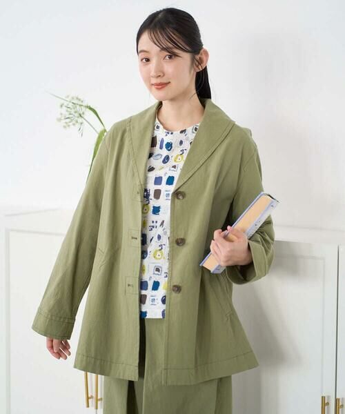 GIANNI LO GIUDICE / ジャンニ・ロ・ジュディチェ セットアップ | [洗える]コットンナチュラルワッシャージャケット | 詳細20