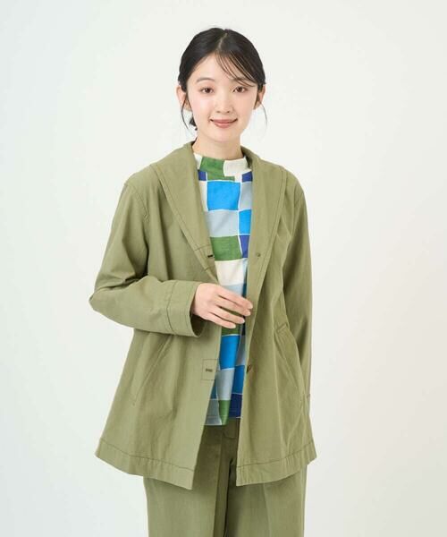 GIANNI LO GIUDICE / ジャンニ・ロ・ジュディチェ セットアップ | [洗える]コットンナチュラルワッシャージャケット | 詳細21