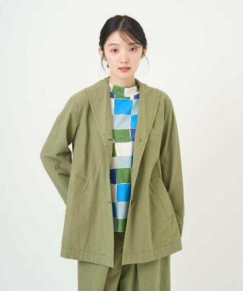 GIANNI LO GIUDICE / ジャンニ・ロ・ジュディチェ セットアップ | [洗える]コットンナチュラルワッシャージャケット | 詳細22