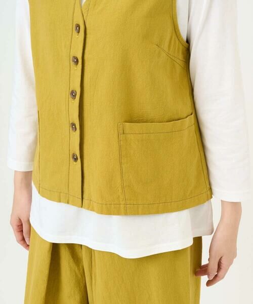 GIANNI LO GIUDICE / ジャンニ・ロ・ジュディチェ ベスト | [洗える]コットンナチュラルワッシャーベスト | 詳細10