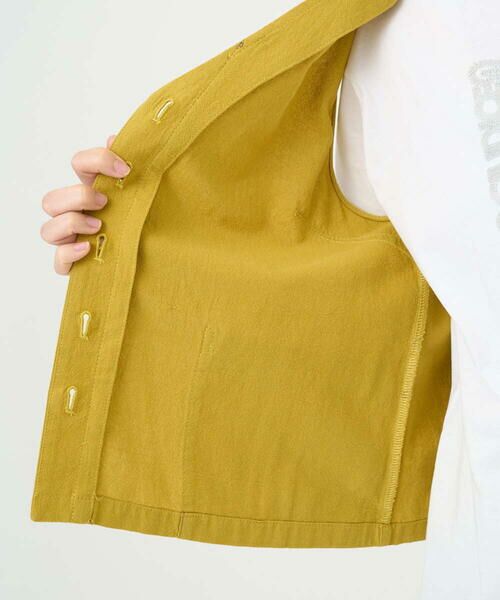 GIANNI LO GIUDICE / ジャンニ・ロ・ジュディチェ ベスト | [洗える]コットンナチュラルワッシャーベスト | 詳細11
