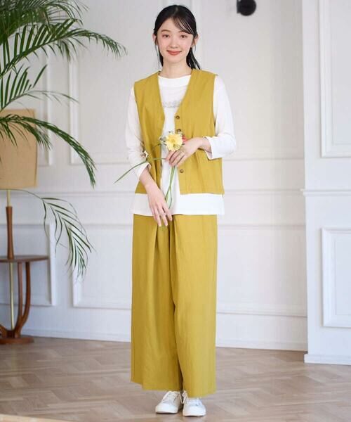 GIANNI LO GIUDICE / ジャンニ・ロ・ジュディチェ ベスト | [洗える]コットンナチュラルワッシャーベスト | 詳細16