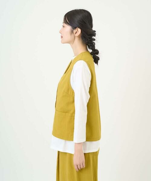 GIANNI LO GIUDICE / ジャンニ・ロ・ジュディチェ ベスト | [洗える]コットンナチュラルワッシャーベスト | 詳細5