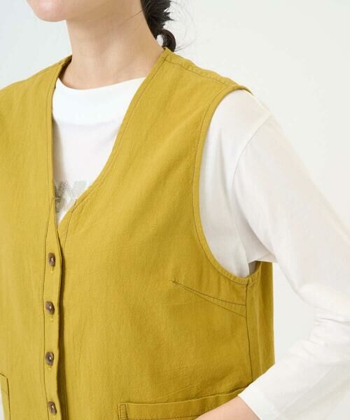 GIANNI LO GIUDICE / ジャンニ・ロ・ジュディチェ ベスト | [洗える]コットンナチュラルワッシャーベスト | 詳細8