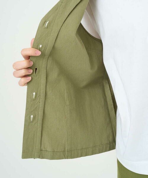GIANNI LO GIUDICE / ジャンニ・ロ・ジュディチェ ベスト | [洗える]コットンナチュラルワッシャーベスト | 詳細18