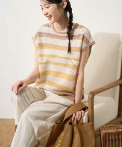 GIANNI LO GIUDICE / ジャンニ・ロ・ジュディチェ ベスト | カスリボーダーニットベスト